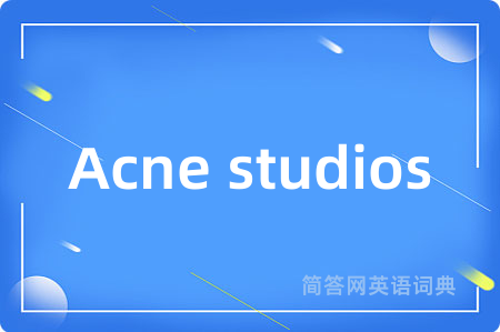 Acne studios