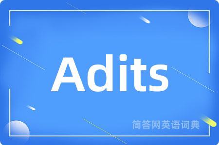 Adits是什么意思,Adits的中文翻译 Adits