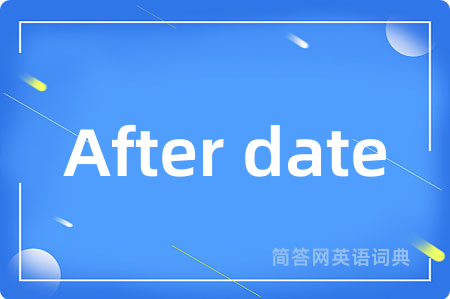 After date