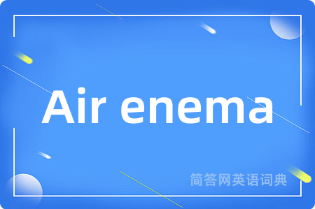 Air enema