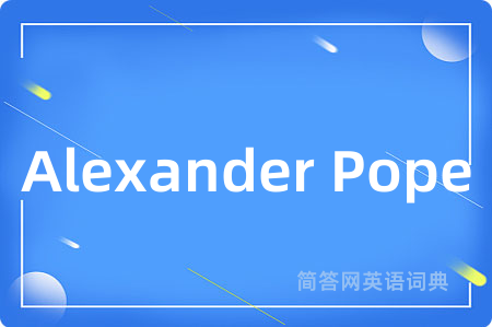 Alexander Pope