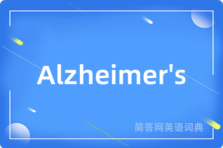 Alzheimer's