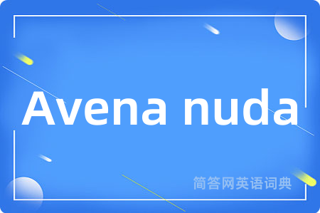 Avena nuda