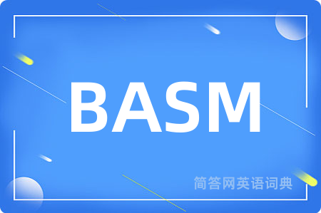 BASM是什么意思,BASM的中文翻译 BASM