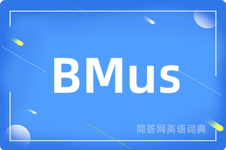 BMus是什么意思,BMus的中文翻译 BMus