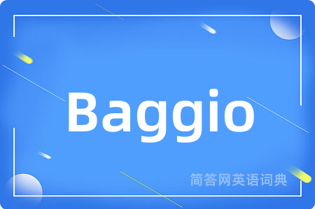Baggio是什么意思,Baggio的中文翻译 Baggio