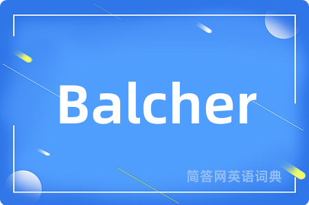 Balcher