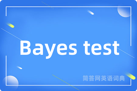 Bayes test