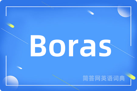 Boras是什么意思,Boras的中文翻译 Boras