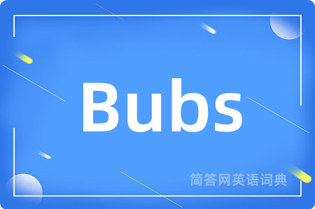 Bubs是什么意思,Bubs的中文翻译 Bubs