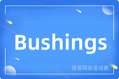 Bushings是什么意思,Bushings的中文翻译 Bushings