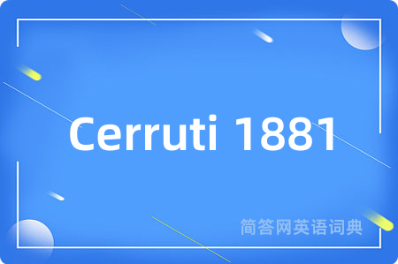 Cerruti 1881