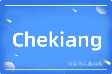 Chekiang