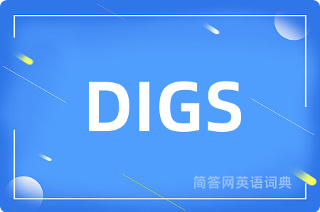 DIGS是什么意思,DIGS的中文翻译 DIGS