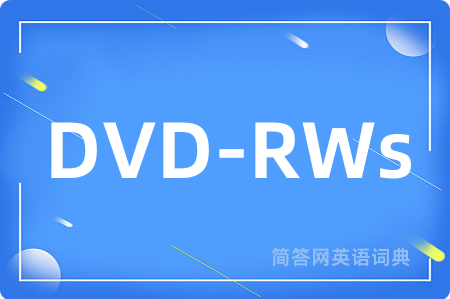DVD-RWs