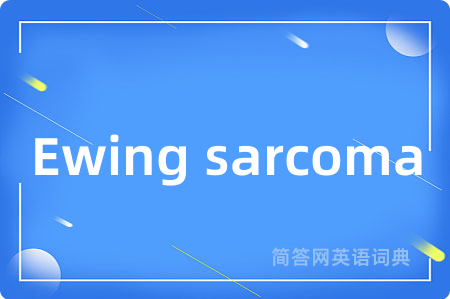Ewing sarcoma