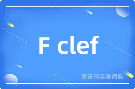 F clef