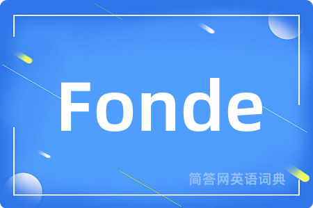 Fonde