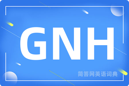 GNH是什么意思,GNH的中文翻译 GNH