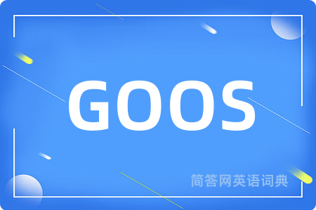 GOOS是什么意思,GOOS的中文翻译 GOOS
