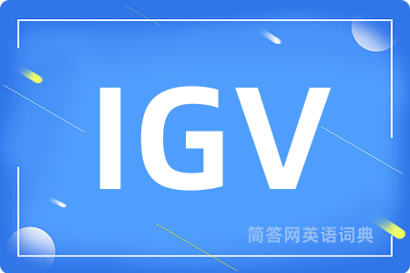 IGV是什么意思,IGV的中文翻译 IGV