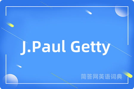 J.Paul Getty