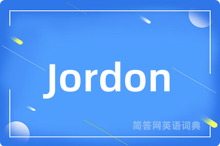 Jordon