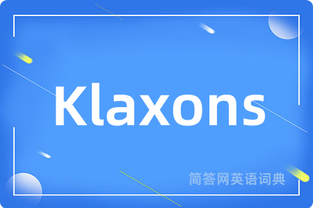 Klaxons