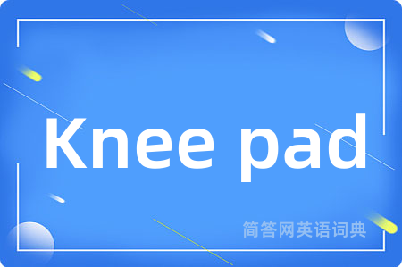 Knee pad