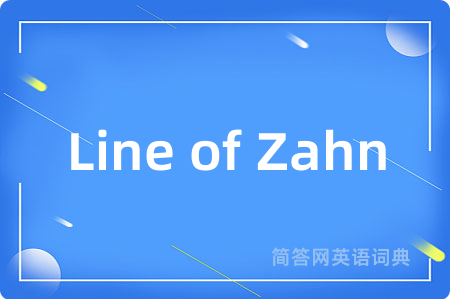 Line of Zahn