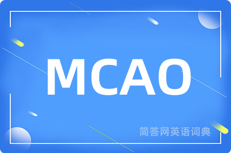 MCAO是什么意思,MCAO的中文翻译 MCAO