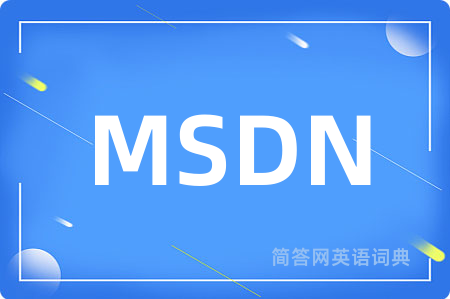 MSDN