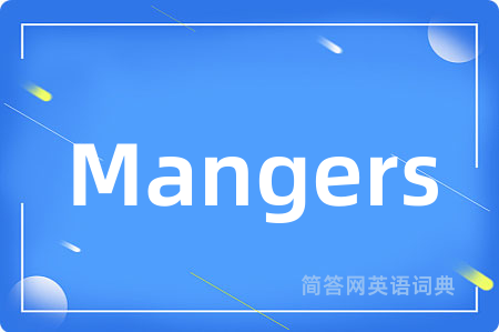 Mangers