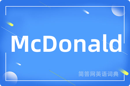 McDonald
