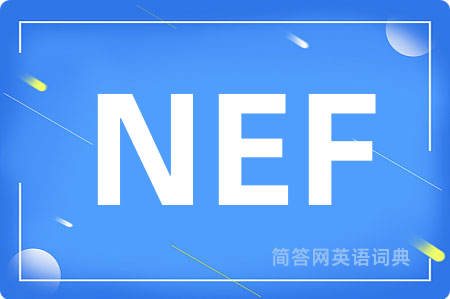 NEF是什么意思,NEF的中文翻译 NEF