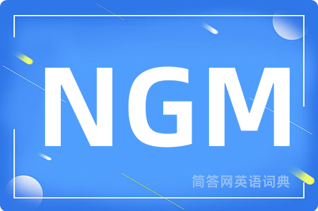 NGM是什么意思,NGM的中文翻译 NGM