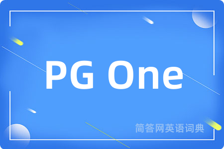 PG One