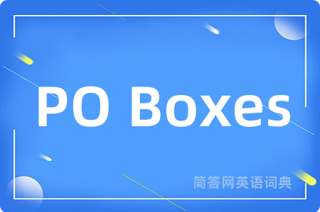 PO Boxes