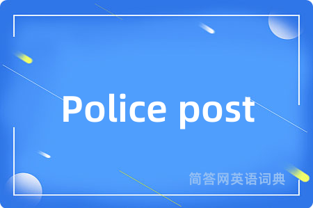 Police post