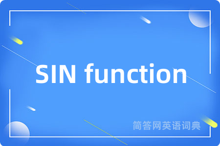 SIN function
