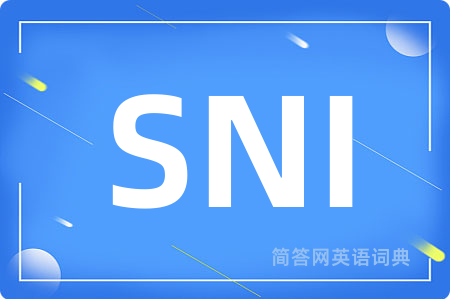 SNI是什么意思,SNI的中文翻译 SNI