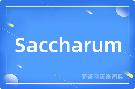 Saccharum是什么意思,Saccharum的中文翻译 Saccharum