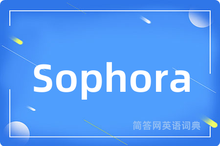 Sophora是什么意思,Sophora的中文翻译 Sophora