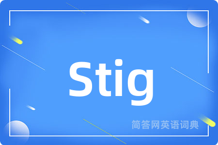 Stig是什么意思,Stig的中文翻译 Stig