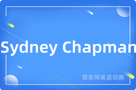 Sydney Chapman