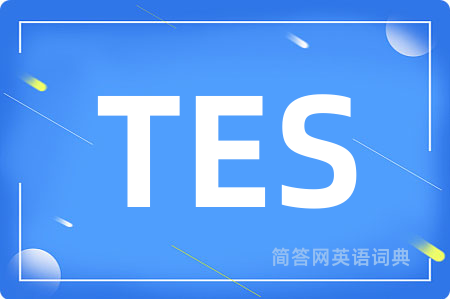 TES是什么意思,TES的中文翻译 TES