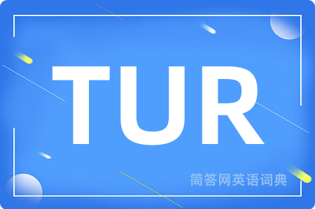 TUR是什么意思,TUR的中文翻译 TUR
