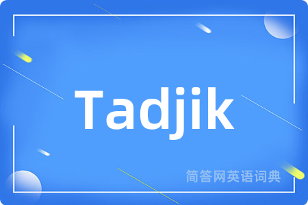 Tadjik