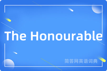 The Honourable