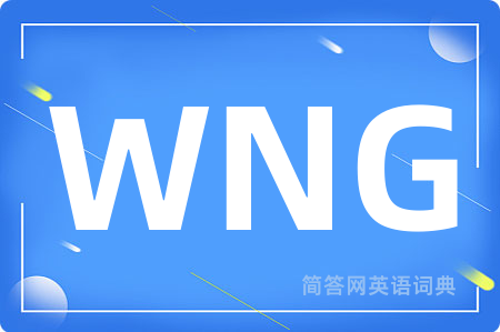 WNG是什么意思,WNG的中文翻译 WNG